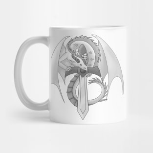 Crystal Sword Dragon Mug